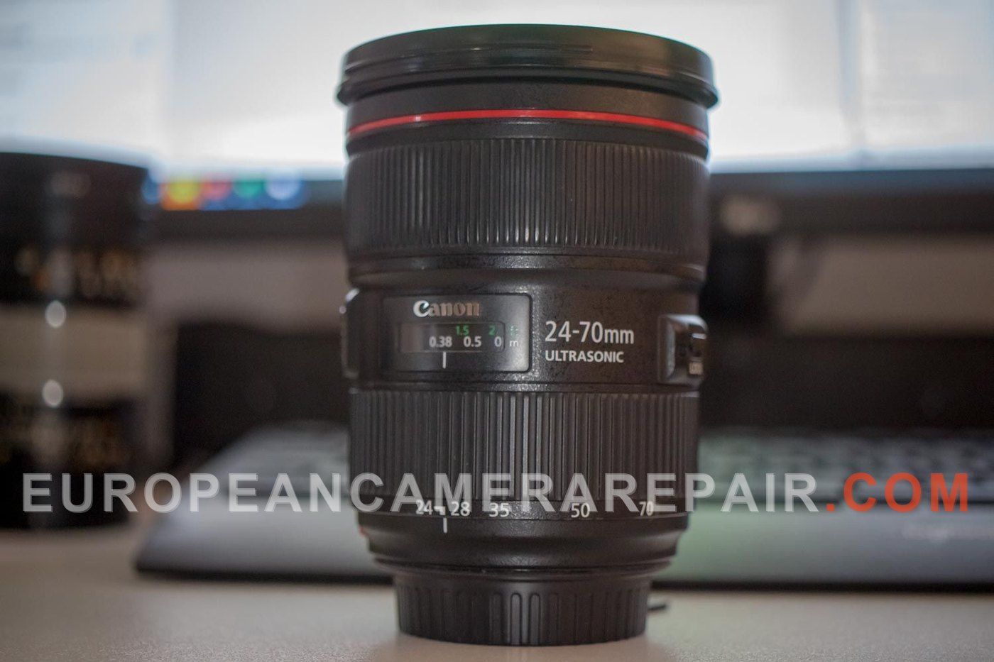 Canon 24-70 II Scratched Front Lens Replacement
