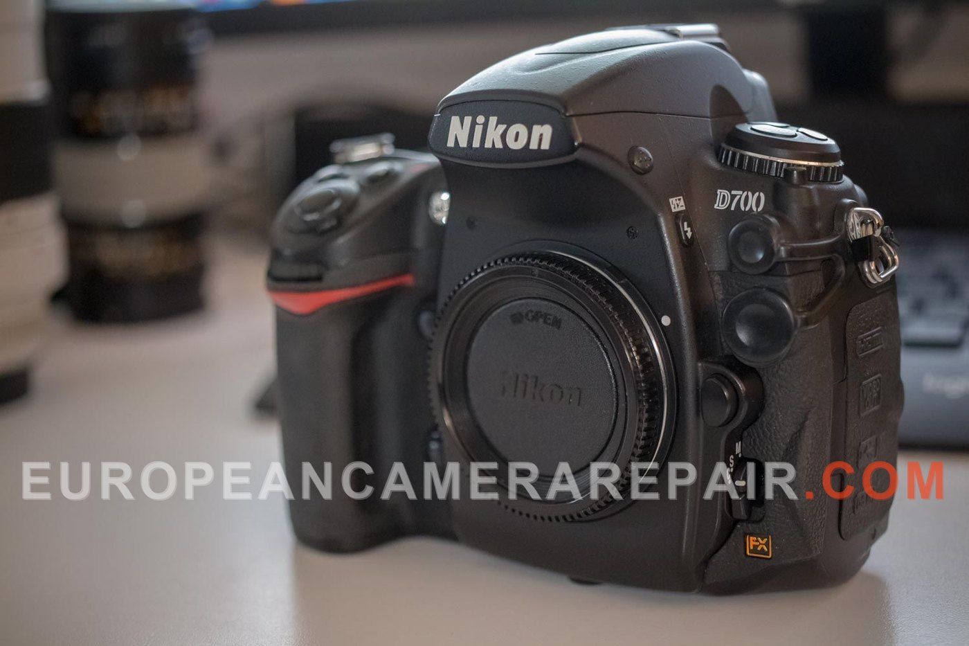 Nikon D700 Sensor Cleaning & Rubber Grip Service